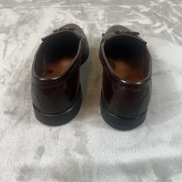 Allen Edmonds Bridgeport Shoes Mens Size 9.5 D Brown Tassel Loafers Leather - Picture 4 of 9
